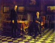 Nikolai Ge Peter the Great Interrogating the Tsarevich Alexei Petrovich at Peterhof, Spain oil painting artist